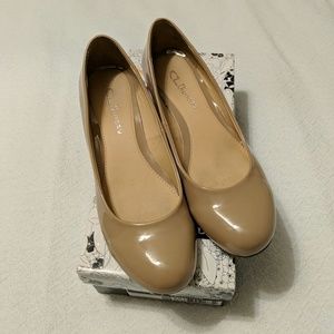 CL by Laundry Nude Wedges